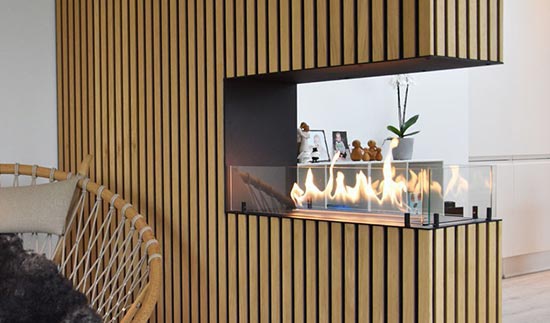 Chimenea de bioetanol de pared y más | Bioetanol Chimeneas