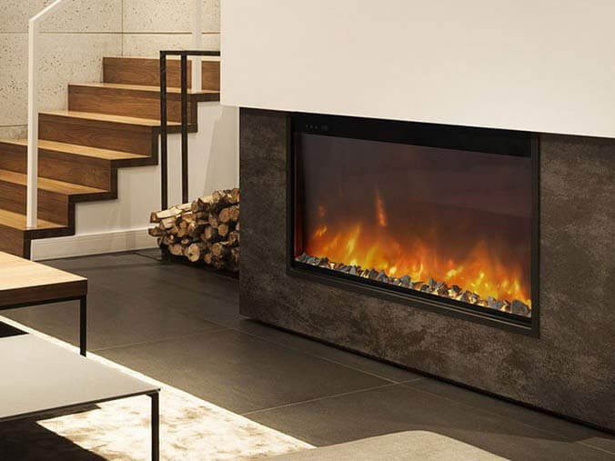 Chimenea Electrica Empotrable Con Mueble