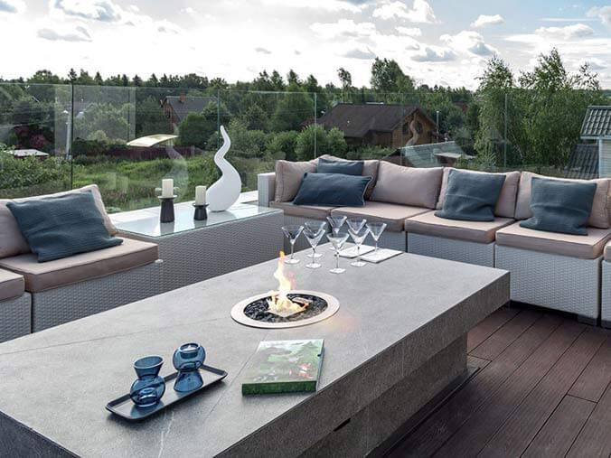 Chimenea de bricolaje para exteriores