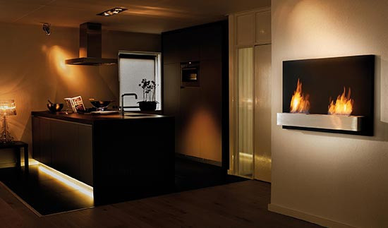 Chimeneas para montar en tu pared