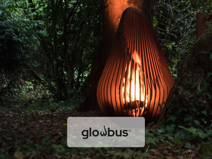 chimenea exterior glowbus