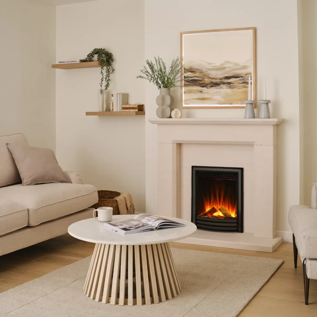 British Fires  | Bioetanol-chimeneas.es | Chimenea eléctrica empotrada 1 cara