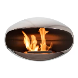 Cocoon Shell en acero pulido para Aeris y Pedestal