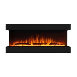 Feroza 137 cm - Chimenea eléctrica de pared