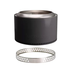 Yukon + Stand 2.0 Negro - Fogata sin humos de Solo Stove