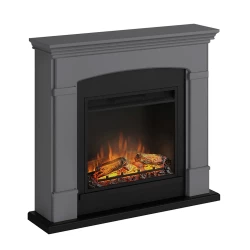 Chimenea eléctrica Helmi de TAGU en color gris