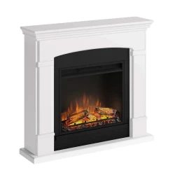 Chimenea eléctrica Helmi de TAGU en color blanco