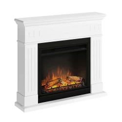 Chimenea eléctrica Larsen blanca de TAGU