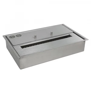 Quemador manual de bioetanol Delux de ScandiFlames en acero con 2,5 litros de capacidad