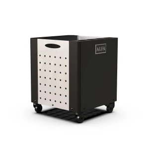 Dado porta palas para pizza de Alfa Forni en acero negro