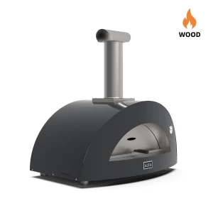 Horno de pizza de leña Moderno 3 Pizzas de Alfa Forni en color gris