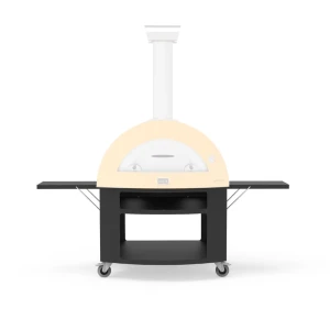 Mesa móvil para horno de pizza Alfa Forni Moderno 5 pizzas en color negro