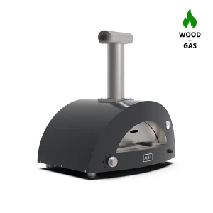 Horno de pizza Alfa Forni Moderno 2 Pizzas híbrido en color gris