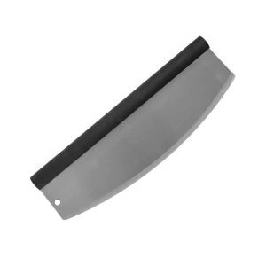 Cuchilla corta pizza de Alfa Forni en acero inoxidable con mango negro