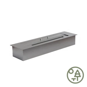 Quemador de bioetanol manual ScandiFlames de 45 cm para exteriores