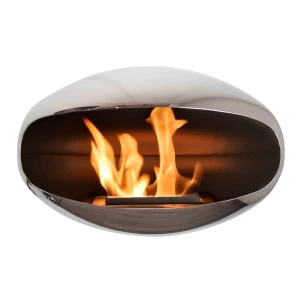 Cocoon Shell en acero pulido para Aeris y Pedestal