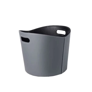 Canasta para leña gris - Accesorio para chimeneas