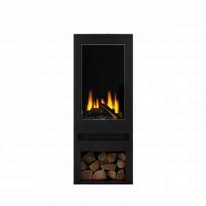Bramshaw - Chimenea eléctrica portátil con almacenamiento