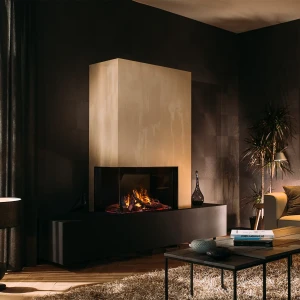 Faber e-Matrix Mood 800-500 II Chimenea vapor de agua esquina