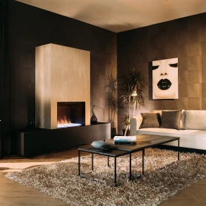 Faber e-MatriX Mood 800-500 I Chimenea vapor de agua empotrable