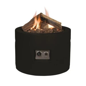Mesa Cocoon Redonda Negra de Happy Cocooning