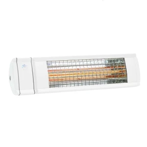 Calefactor exterior HEAT1 ECO High-line 2000W blanco montado en pared