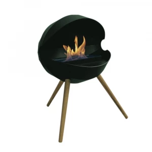 Chimenea de bioetanol portátil Eclipse Floor Verde