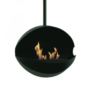 Eclipse Pendant Verde - Chimenea de bioetanol de techo moderna