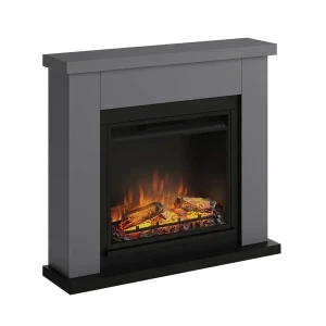 Chimenea eléctrica Frode de TAGU en color gris
