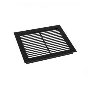 Rejilla de ventilación negra - 25x20.5 cm - 210 cm²