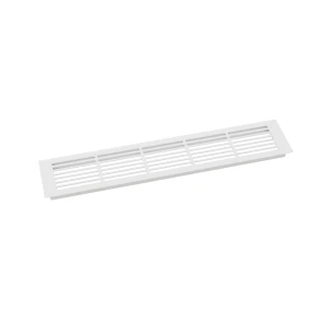 Rejilla de ventilación blanca - 50x10 cm - 214 cm²
