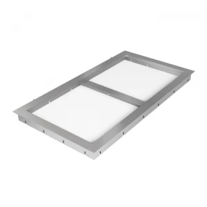 Puerta de vidrio Vinorage™ para bodega 640x1000mm en cristal y acero inoxidable