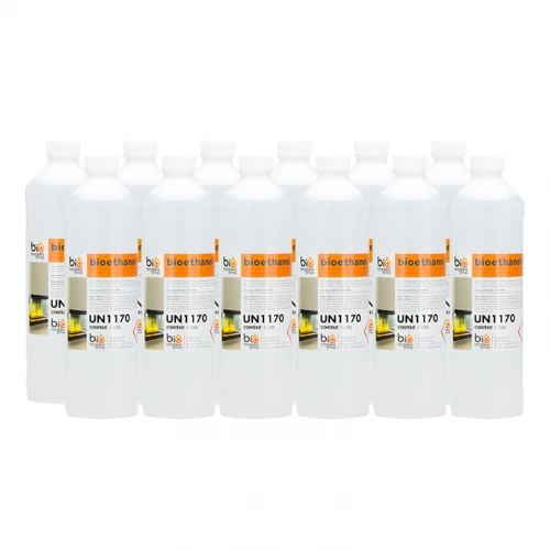12 botellas de 1 litro de bioetanol para su hogar. 12 botellas de 1 litro de bioetanol. Totalmente aprovado y certificado. Hecho en Alemania.