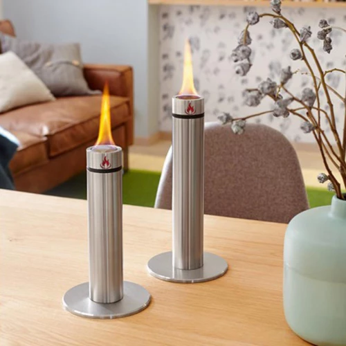 La Vela Midi Ebios Fire | Chimenea de diseño para el hogar Chimenea de bioetanol llamada La Vela Midi Ebios estufa de diseño exclusivo y único