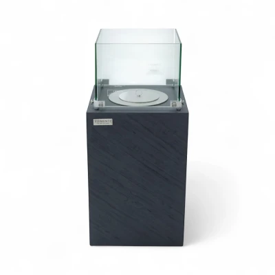 ZERMATT Biochimenea Negra - Elementi Fires | Compra Online ZERMATT Columna de Bioetanol Elementi Fires en negro pizarra para exteriores