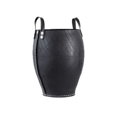 Cubo para leña de goma - Accesorio para chimeneas | Compra aquí Cubo para leña de goma negro, accesorio para chimeneas