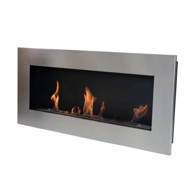 Murus 1200 Steel - Chimenea de bioetanol colgante | Comprar aquí Murus 1200 - Brushed Steel