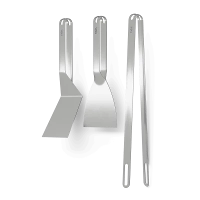 Juego de utensilios para barbacoa Höfats - 3 piezas | Compra Aquí Juego de utensilios para barbacoa Höfats - 3 piezas de acero inoxidable