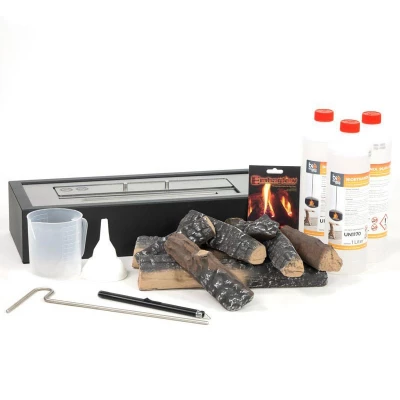 Inserto de bioetanol para colocar en chimenea | Ver más Kit inserto para chimenea bioetanol - 50cm