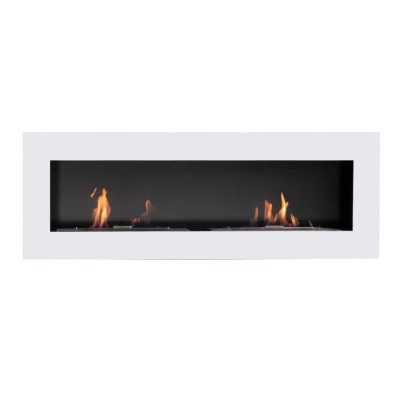 Chimenea Bioetanol Pared Murus 1600 Gloss White - Chimenea Bioetanol