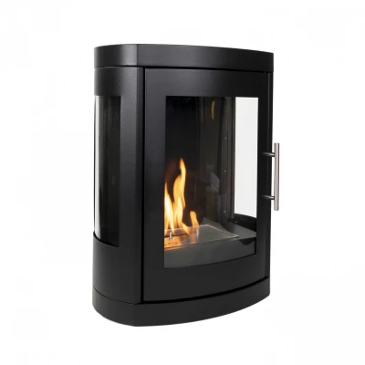 Oregon - Chimenea de pared de estilo leña de bioetanol Oregon - Chimenea de pared de estilo leña de bioetanol