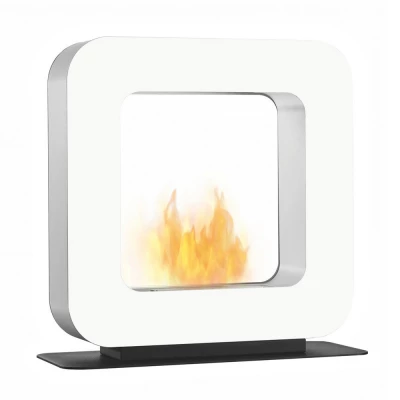Safretti Curva ST - blanco | Safretti Fire Safretti Curva ST - blanco Chimenea de bioetanol con diseño moderno para el hogar