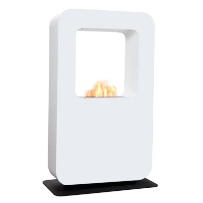 Safretti Curva XT - blanco | Safretti Fire Safretti Curva XT - blanco Chimenea de bioetanol con diseño moderno para el hogar