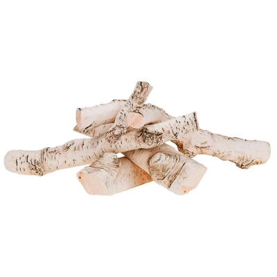 Madera de Abedul Set de abedul de cerámica de ScandiFlames - 4 piezas