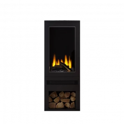 Chimenea eléctrica estilo tradicional Bramshaw | Ver más Bramshaw - Chimenea eléctrica portátil con almacenamiento
