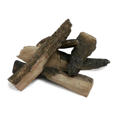 Troncos de cerámica para Biochimeneas - 5 piezas | Compra aquí Troncos Decorativos de Cerámica - Set de 5