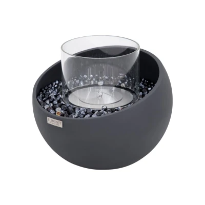 FIRENZE Cuenco S Negro - Elementi Fires | Compra Online FIRENZE Cuenco de Bioetanol S Negro Pizarra de Elementi Fires: chimenea portátil para exteriores