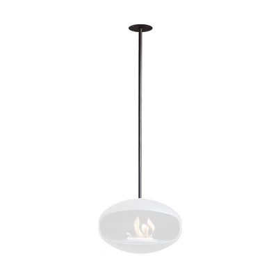 Ceiling bracket and rod for Cocoon bio fireplaces Soporte de techo y varilla para biochimeneas Cocoon Fires