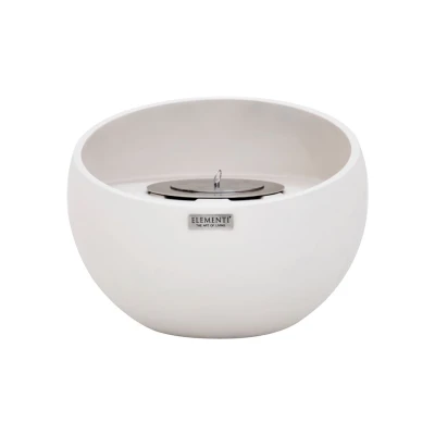 FIRENZE Cuenco S Blanco Crema - Elementi Fires | Compra aquí FIRENZE Cuenco de Bioetanol S Blanco Crema de Elementi Fires para exteriores