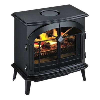 Chimenea de agua negra Stockbridge Stockbridge Opti-Myst chimenea negra - Estufa de vapor de agua y luz LED